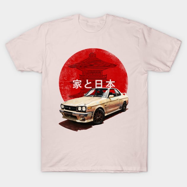 JDM Nippon Nissan Skyline T-Shirt by Moulezitouna